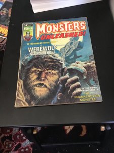 Monsters Unleashed! #4 (1974) Werewolf!, Frankenstein VG/FN Wow!