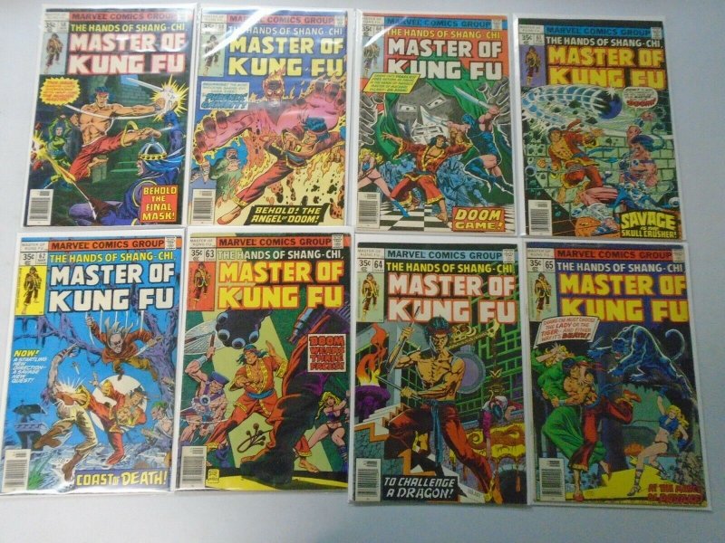 Master of Kung Fu lot 15 different from #58-75 avg 6.0 FN (1977-79)