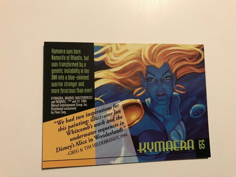 KYMAERA #65 card : 1994 Marvel Masterpieces, NM; Hilderbrandt art