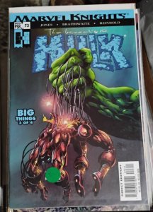 incredible Hulk # 73  2004 vol 2 Marvel disney  BIG THINGS Pt 3   iron man