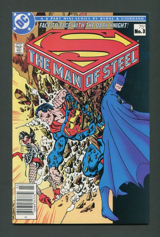 Man of Steel #3 /  7.5 VFN-  Newsstand  November 1986