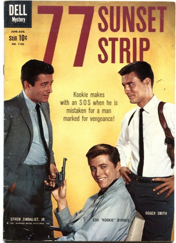 77 SUNSET STRIP-FOUR COLOR #1106-DELL-1960-EFREM ZIMBALIST JR