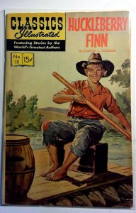 Classics Illustrated Huckleberry Fin #19 1967 Gilberton 1st Print Comic