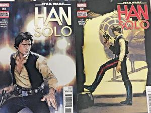 HAN SOLO#1-5 VF/NM LOT 2018 STAR WARS (4 BOOK)  MARVEL COMICS