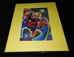 Quasar Marvel Masterpiece ORIGINAL 1992 Framed 11x14 Poster Display