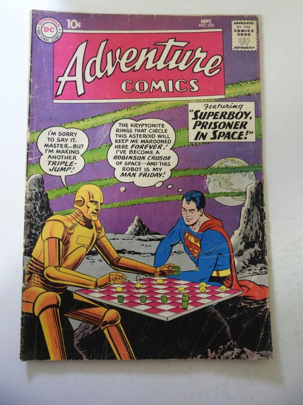 Adventure Comics #276 (1960) GD+ Condition stains, ink on last 3 interior pages