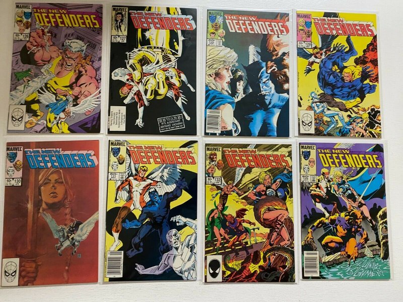 Defenders lot #101-151 Marvel 49 pieces average 7.0 (range 6 to 8) (1981-'86)