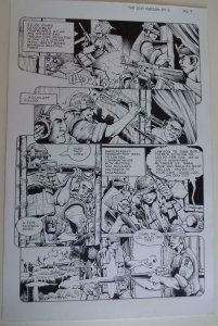 DON LOMAX Original Art, Vietnam Journal #8 pg 7, Brain Dead Horror, Caliber,2011