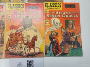5 Classic Illustrated Comic Books #11 47 52 54 Don Quixote 98 110 TJ26