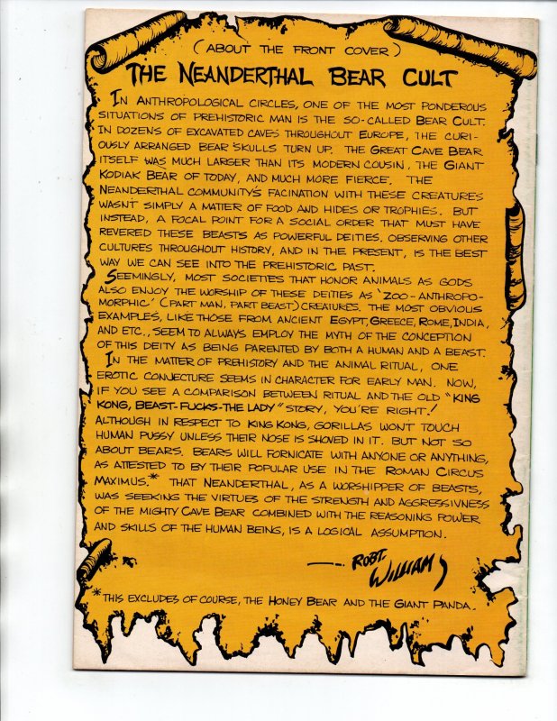 Forbidden Knowledge Comics #1 - Underground - Last Gasp - 1975 - FN