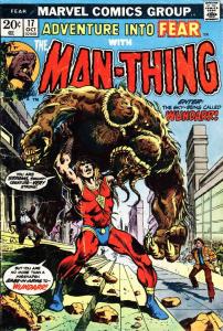 Fear #17 FN ; Marvel | Man-Thing - Adventure Into Fear