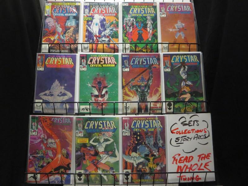 CRYSTAR (1983) 1-11 the COMPLETE series! Marvel fantasy