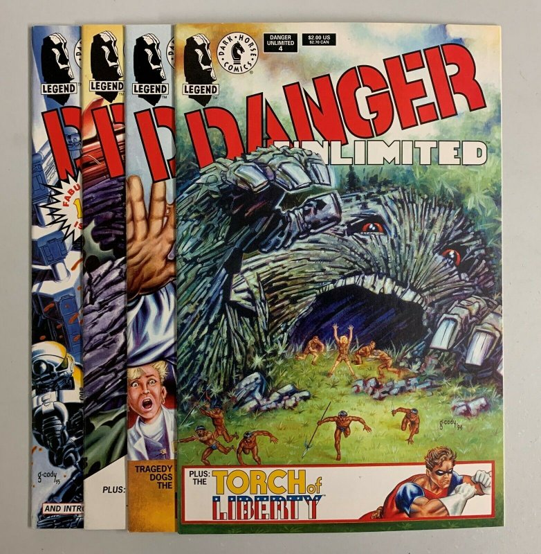 Danger Unlimited #1-4 Set (Dark Horse 1994) 1 2 3 4 John Byrne (8.5+) 