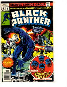 Black Panther # 9 FN Marvel Comic Book Jack Kirby Avengers Hulk Thor J290
