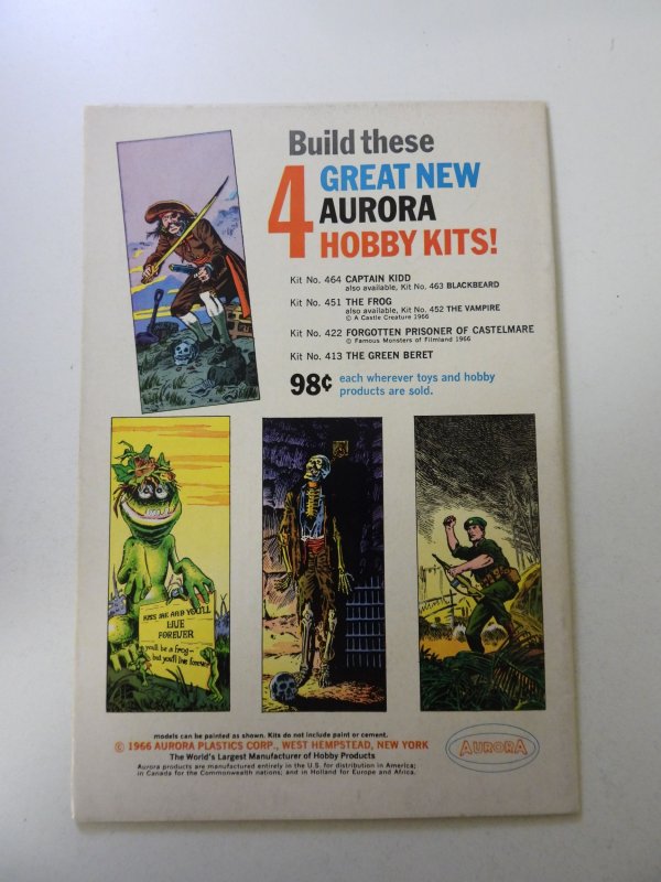 Wonder Woman #166 (1966) VG+ condition bottom staple detached from cover