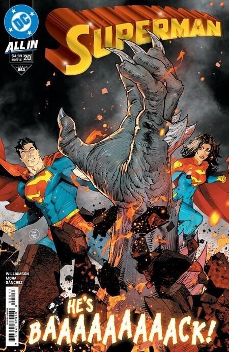 Superman #20 Cvr A Dan Mora DC Comics Comic Book