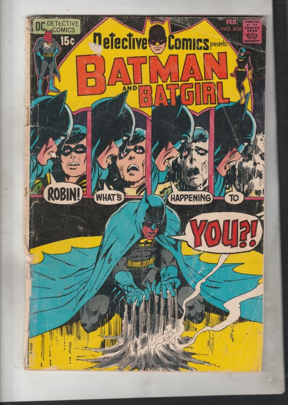 Detective Comics #408 (1971) Affordable-Grade Neil Adams art! GD death ...