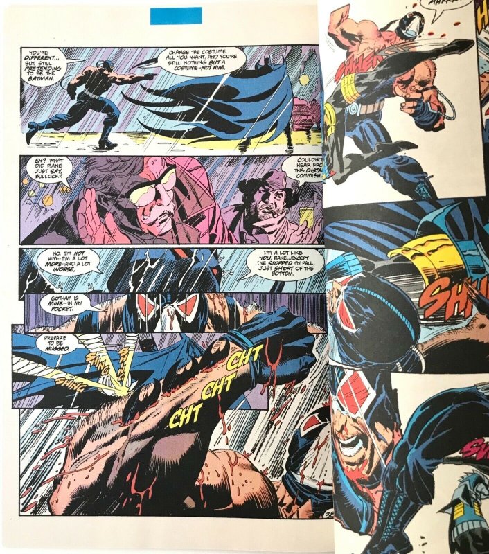 BATMAN Comic Issue 500 — KnightFall #19 — 1993 DC Universe VF+ Cond Bane Villain