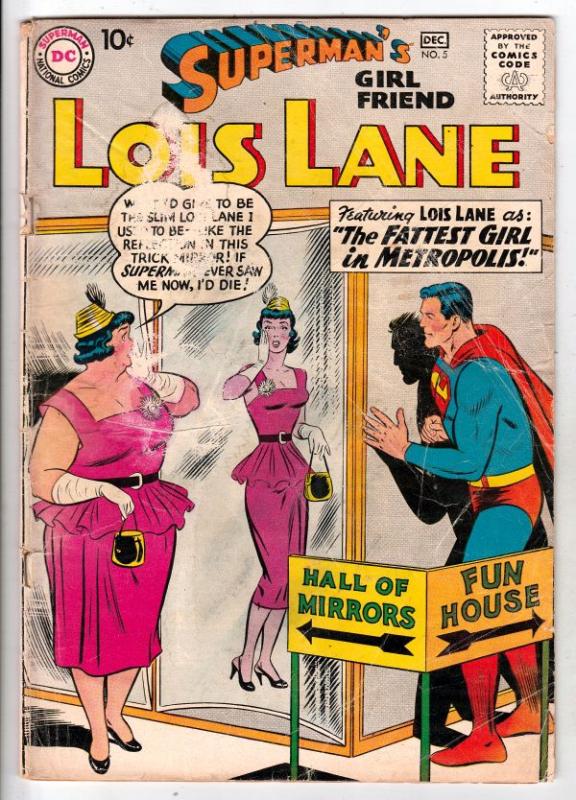 Superman's Girlfriend Lois Lane #5 (Dec-58) GD Affordable-Grade Superman, Loi...