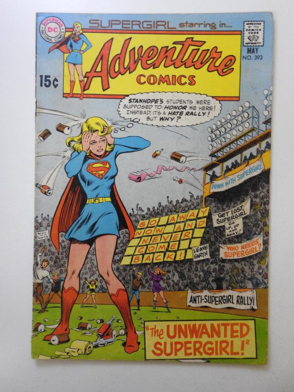 Adventure Comics #393 (1970) Sharp VG+ Condition!