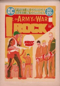 Our Army At War #248 Cover Color Proof & Separations - With Joe Kubert Notes