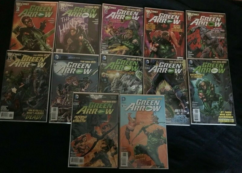 GREEN ARROW NEW 52 1 - 12  Comic Run NM DC Comics Keys , First Appearances