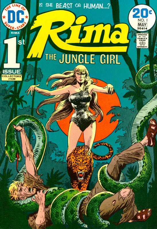 Rima The Jungle Girl #1 DC Comics 1974 Kubert VF-