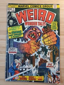 Weird Wonder Tales #1 (1973) Marvel Comics low grade split spine, still attached