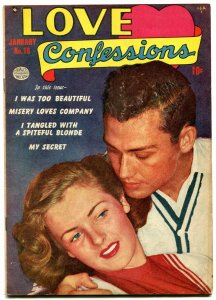 Love Confessions #16 1952- Golden Age Romance- Misery Loves Company FN-