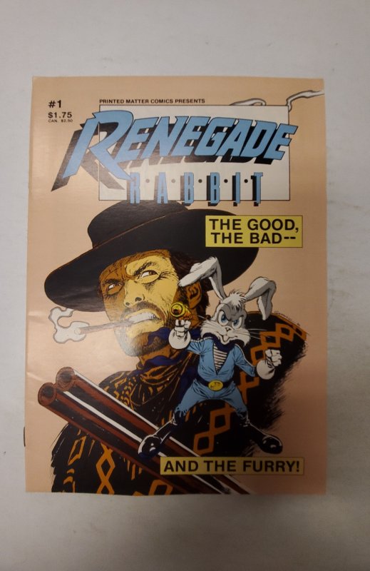Renegade Rabbit #1 (1986) NM Printed Matter Comic Book J718