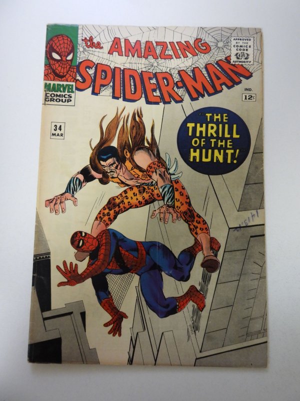 The Amazing Spider-Man #34 (1966) VG condition