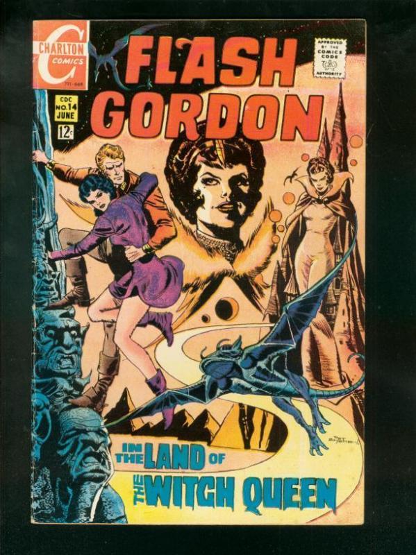 FLASH GORDON #14 1969-CHARLTON COMICS-WITCH QUEEN VG