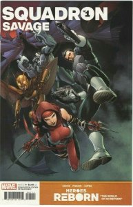 HEROES REBORN: SQUADRON SAVAGE #1 - MARVEL COMICS - AUGUST 2021