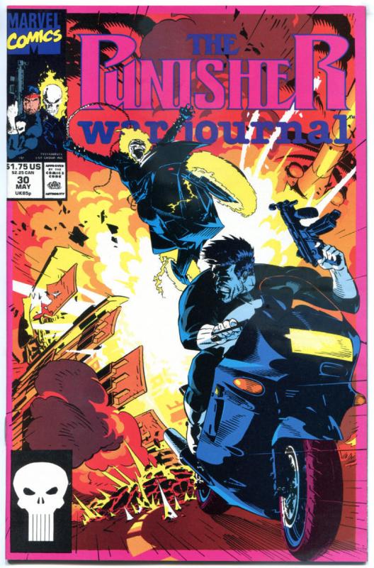 PUNISHER WAR JOURNAL #28 29 30 31, NM, Ghost Rider, Texeira, 1988, more in store