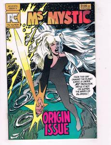 Ms Mystic #1 VF/NM PC Comics Origin Issue Comic Book 1982 DE46