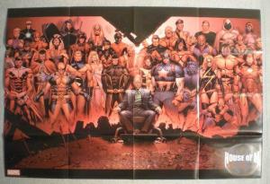 HOUSE OF M Promo Poster, Wolverine, 36x24, 2005, Unused, more Promos in store