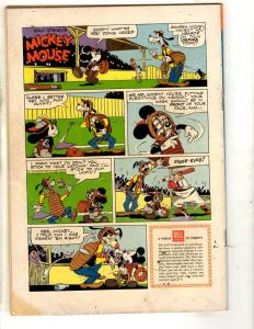 Walt Disney's Mickey Mouse # 42 FN Dell Silver Age Comic Book Pluto Donald JL2