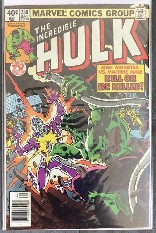 The Incredible Hulk #236 Newsstand Edition (1979, Marvel) FN/VF
