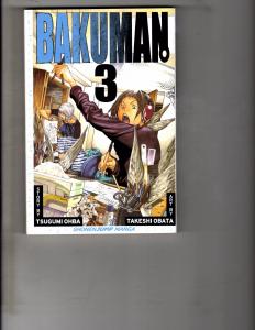 Bakuman Vol 3 TPB Manga Anime Bleach Naruto Dragonball Death Note WR1