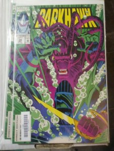 darkhawk # 34 1993 marvel chris powell cuda  fishy fishy
