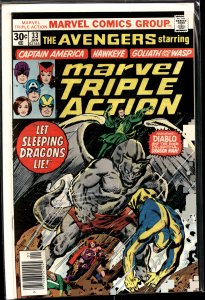 Marvel Triple Action #33 (1977) The Avengers