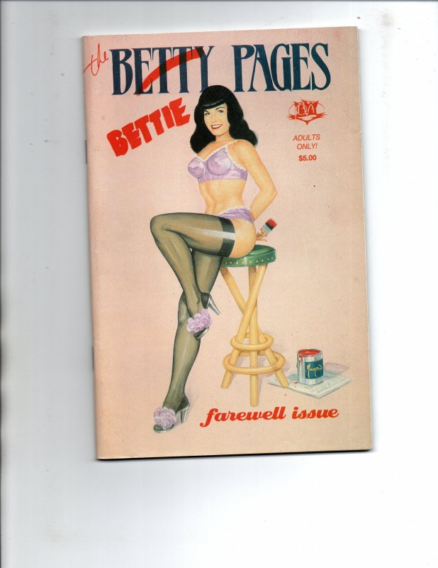 The Betty Pages #9 - Farewell Issue - Betty Page - Pin Ups  and Art - NM