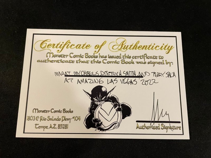 HARDLEE THINN One-Shot, Signed with COA, NM Condition