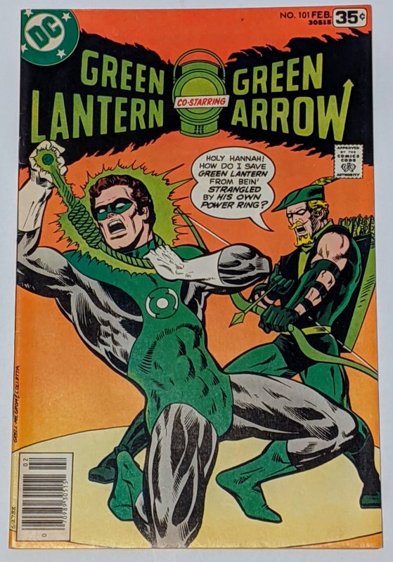 Green Lantern #101 (Feb 1978, DC) VF- 7.5 Hector Hammond appearance