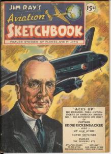 JIM RAYS AVIATION SKETCHBOOK 1 VG  Mar.-Apr. 1946 COMICS BOOK
