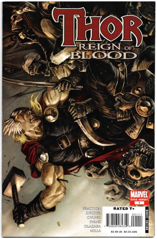 THOR: AGES OF THUNDER #1 (June 2008) & REIGN OF BLOOD #1(Aug 2008) Painted Story