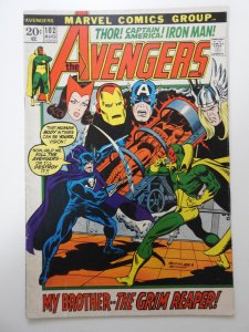 The Avengers #102 (1972) VG+ Condition! 1 in tear front cover