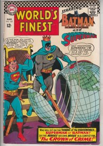 World's Finest #165 (Mar-67) FN/VF+ High-Grade Superman, Batman, Robin
