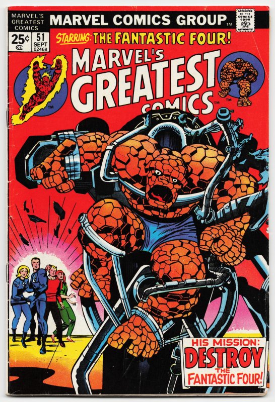 Marvel's Greatest Comics #51 (1974) Fantastic Four