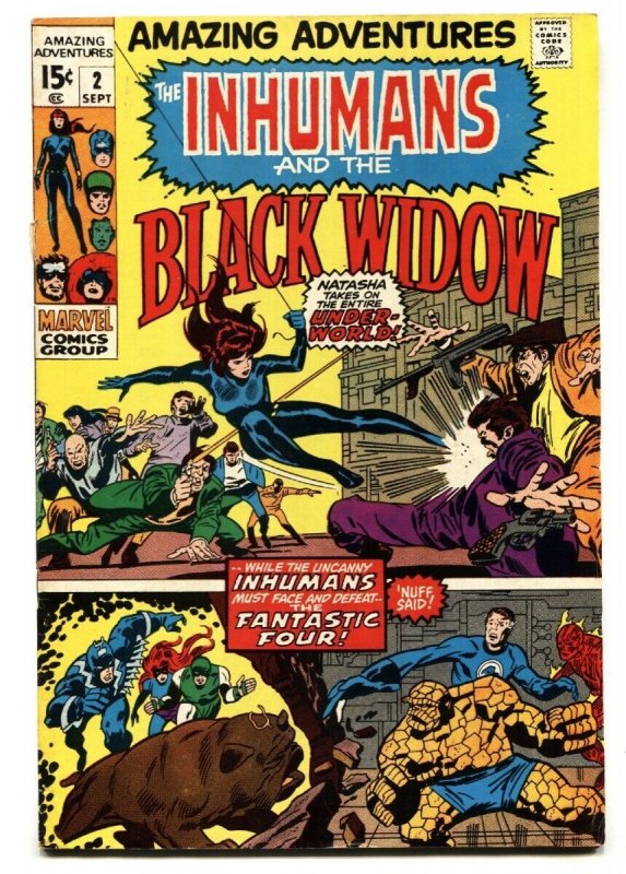 AMAZING ADVENTURES #2-BLACK WIDOW-MARVEL vg